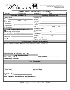 wellington building permit search|wellington permits forms.